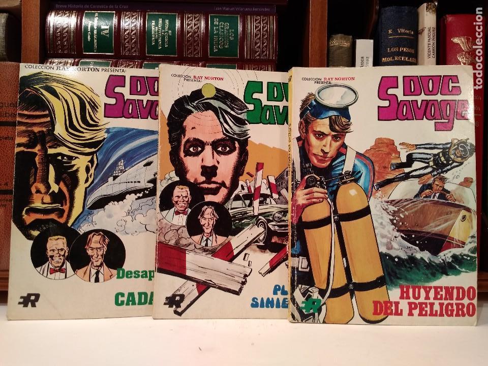 Tebeos: COLECCI&Oacute;N RAY NORTON PRESENTA: DOC SAVAGE. Lote con los n&uacute;meros 1-2-3. - Foto 1