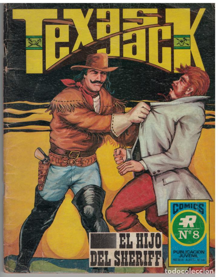 Tebeos: TEXAS JACK n&ordm; 08 - Serie Azul - Ed. Rollan - Foto 1