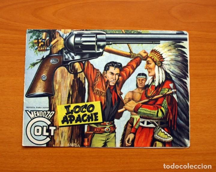 Tebeos: Mendoza Colt - N&ordm; 53, Loco Apache - Editorial Roll&aacute;n 1955 - Foto 1