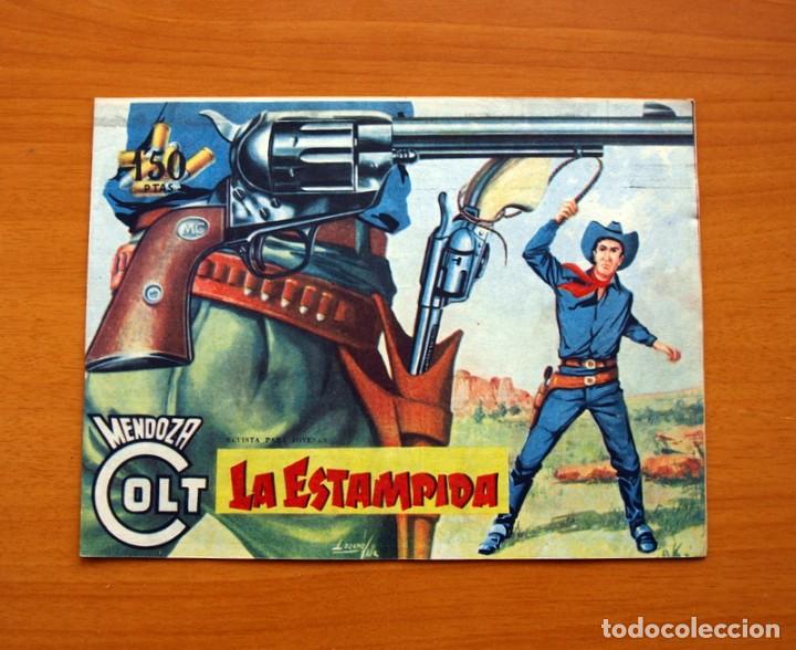 Tebeos: Mendoza Colt - N&ordm; 61, La estampida - Editorial Roll&aacute;n 1955 - Foto 1