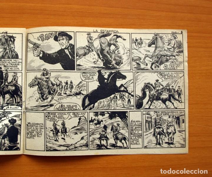 Tebeos: Mendoza Colt - N&ordm; 61, La estampida - Editorial Roll&aacute;n 1955 - Foto 5