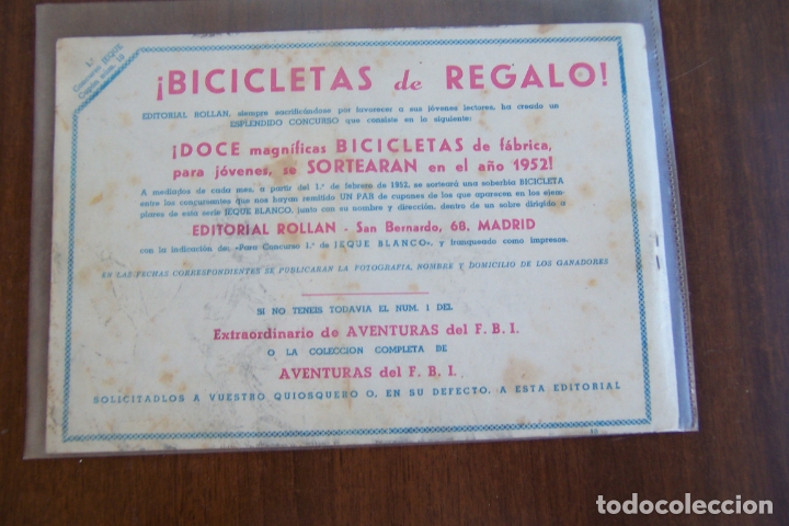 Tebeos: rollan,- jeque blanco n&ordm; 10 -94-108-120-121 - Foto 2
