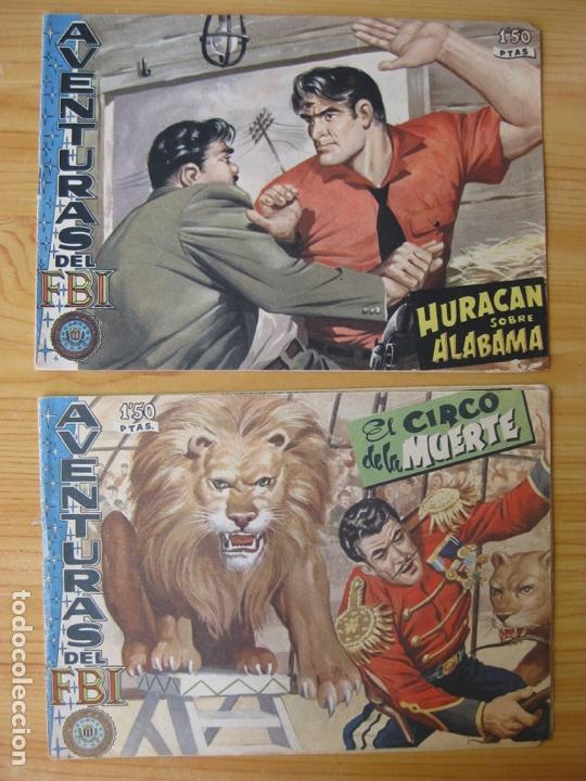 Tebeos: LOTE 2 EJEMPLARES AVENTURAS FBI - Foto 1