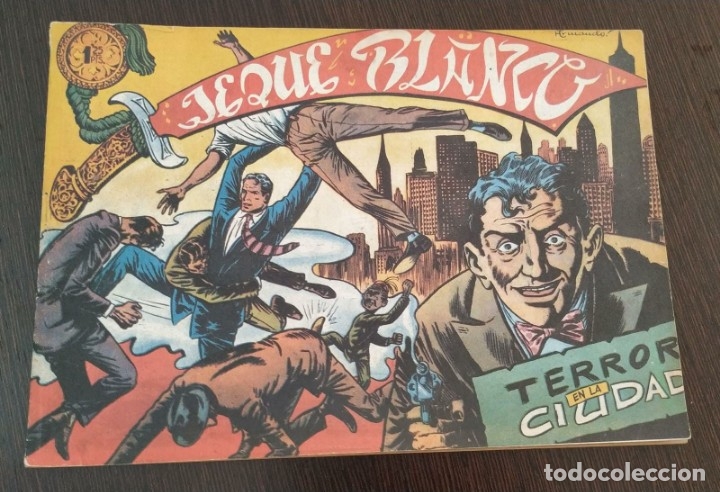 Tebeos: JEQUE BLANCO TERROR EN LA CIUDAD. NUMERO 22 - Foto 1