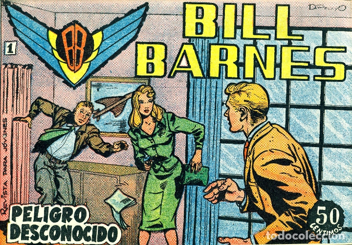Tebeos: BILL BARNES N&Uacute;MERO 1 (ROLL&Aacute;N, 1961) DE BUYLLA - Foto 1
