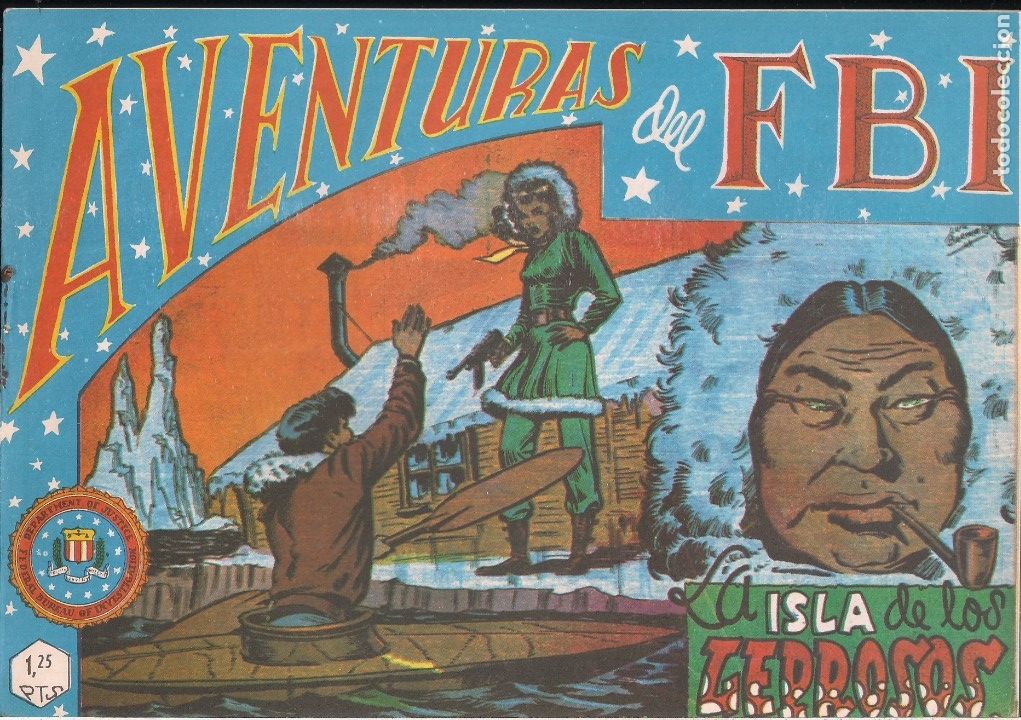 Tebeos: AVENTURAS DEL FBI FACSIMIL N&ordm; 52: LA ISLA DE LOS LEPROSOS - Foto 1