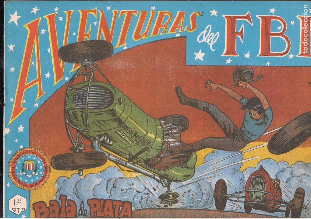 Tebeos: AVENTURAS DEL FBI FACSIMIL N&ordm; 55: BALA DE PLATA - Foto 1