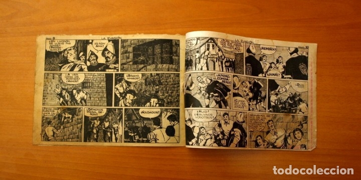Tebeos: El Hidalgo de Castilla - N&ordm; 7, La evasi&oacute;n - Editorial Roll&aacute;n 1959 - Foto 4