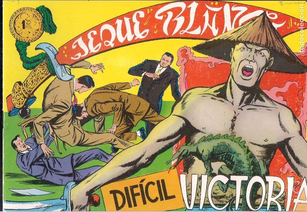Tebeos: JEQUE BLANCO FACSIMIL N&ordm; 60: DIFICIL VICTORIA - Foto 1