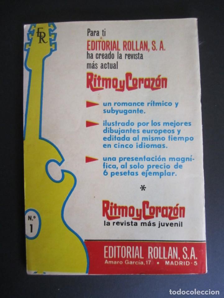 Tebeos: RITMO Y CORAZ&Oacute;N (1966, ROLLAN) 1 &middot; 1966 &middot; Ritmo y Coraz&oacute;n - Foto 2
