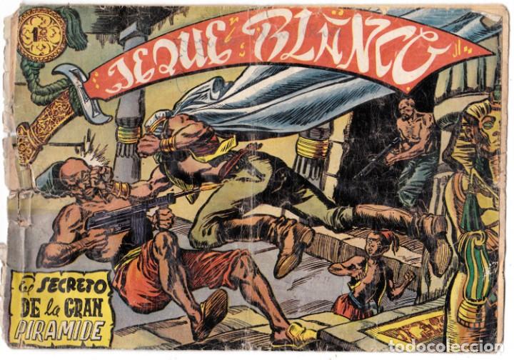 Tebeos: ( original ) JEQUE BLANCO N&ordm; 7. EL SECRETO DE LA GRAN PIRAMIDE. - Foto 1