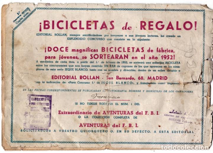 Tebeos: ( original ) JEQUE BLANCO N&ordm; 7. EL SECRETO DE LA GRAN PIRAMIDE. - Foto 2