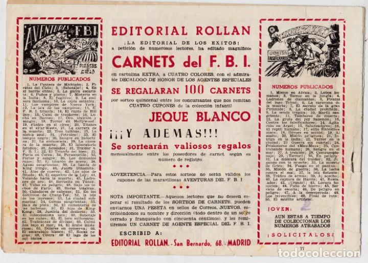 Tebeos: Aventuras de FBI. n&ordm; 77. Rollan (ORIGINAL) - Foto 2
