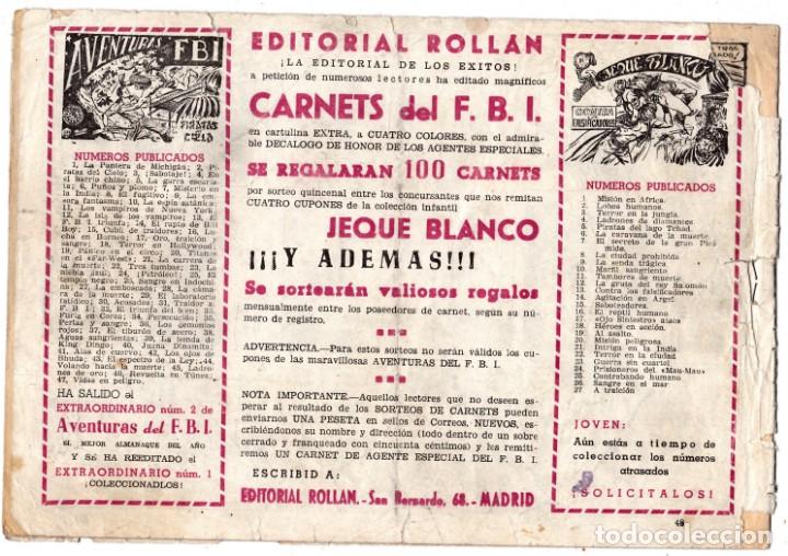 Tebeos: Aventuras de FBI. n&ordm; 48. Rollan (ORIGINAL) - Foto 2