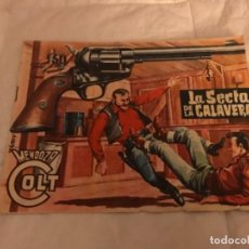 Tebeos: CÓMIC - MENDOZA COLT - LA SECTA DE LA CALAVERA - COMIC ROLLÁN ORIGINAL DEL AÑO 1955 - Nº 66