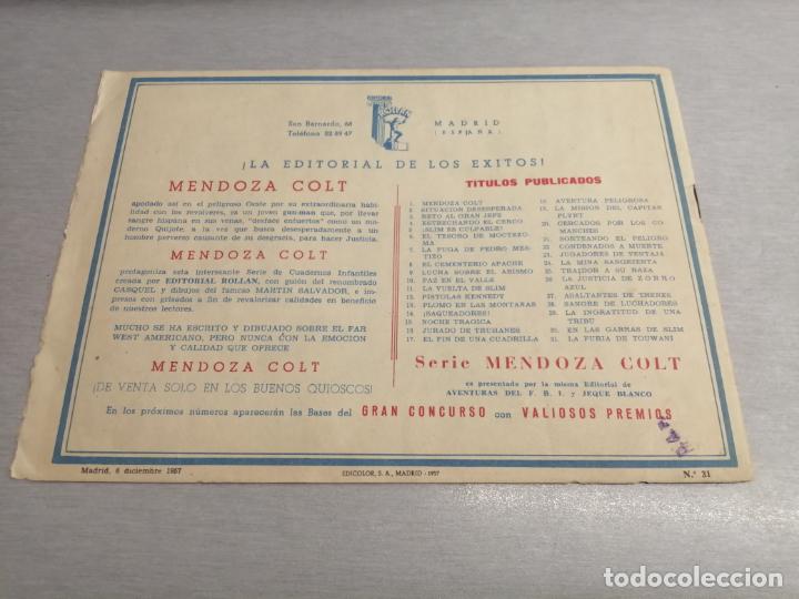 Tebeos: MENDOZA COLT N&ordm; 31 / ROLL&Aacute;N ORIGINAL - Foto 2