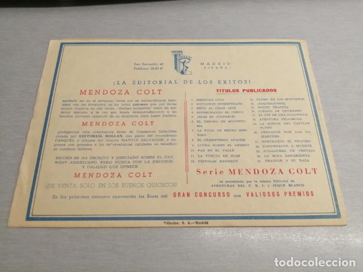 Tebeos: MENDOZA COLT N&ordm; 25 / ROLL&Aacute;N ORIGINAL - Foto 2