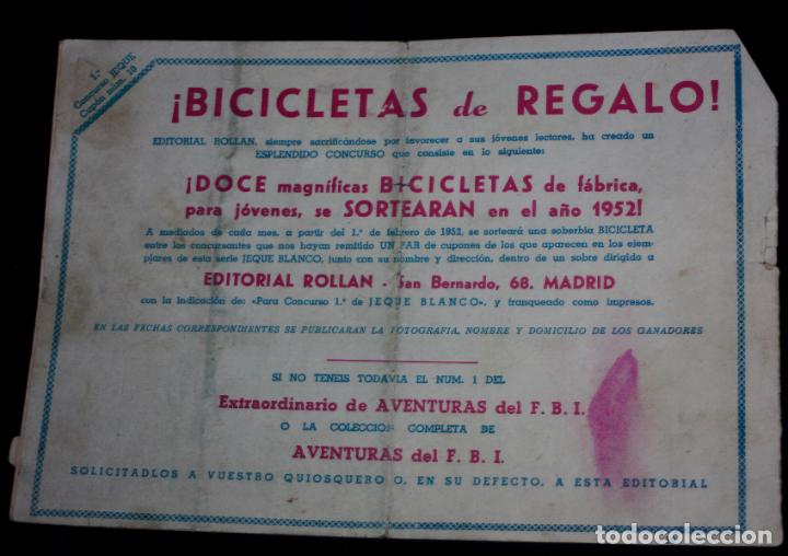 Tebeos: JEQUE BLANCO n&ordm; 10 (ORIGINAL) .ED.ROLLAN . - Foto 2