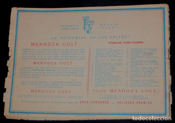 Tebeos: MENDOZA COLT n&ordm; 39 (ORIGINAL) .ED.ROLLAN . - Foto 2