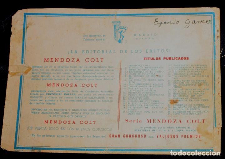 Tebeos: MENDOZA COLT n&ordm; 49 (ORIGINAL) .ED.ROLLAN . - Foto 2