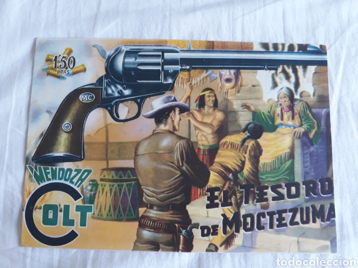 Tebeos: Mendoza Colt n⁰ 6 - el tesoro de Moctezuma - ORIGINAL - Foto 1
