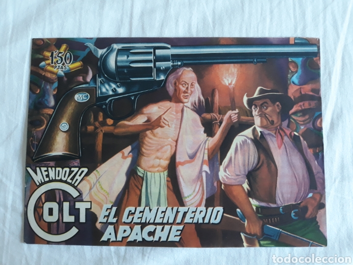 Tebeos: Mendoza Colt n⁰ 8 - el cementerio apache - ORIGINAL - Foto 1