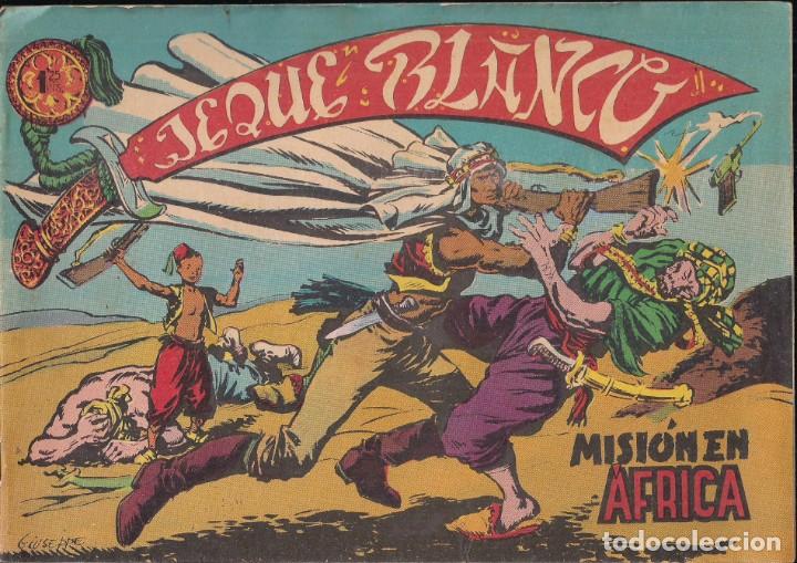Tebeos: JEQUE BLANCO FACSIMIL N&ordm; 1: MISI&Oacute;N EN &Aacute;FRICA - Foto 1