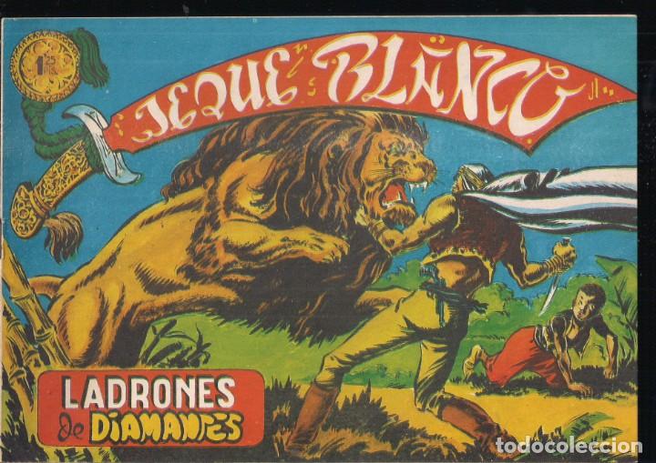Tebeos: JEQUE BLANCO FACSIMIL N&ordm; 4: LADRONES DE DIAMANTES - Foto 1