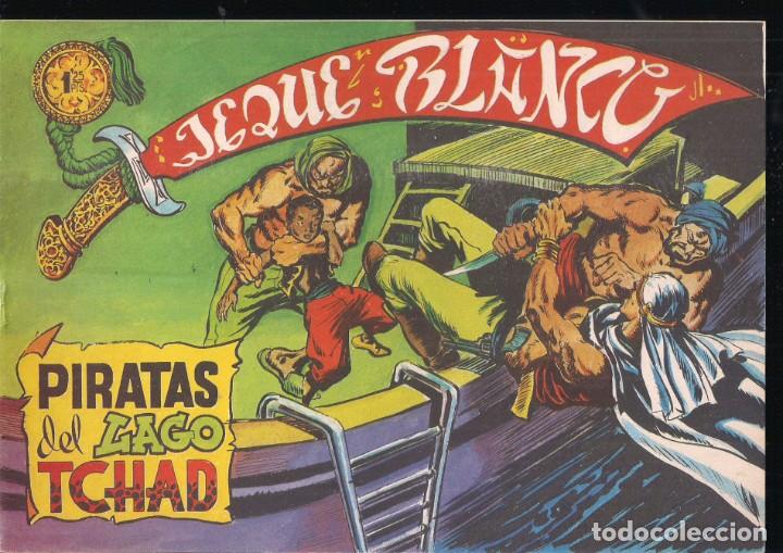 Tebeos: JEQUE BLANCO FACSIMIL N&ordm; 5: PIRATAS DEL LAGO TCHAD - Foto 1