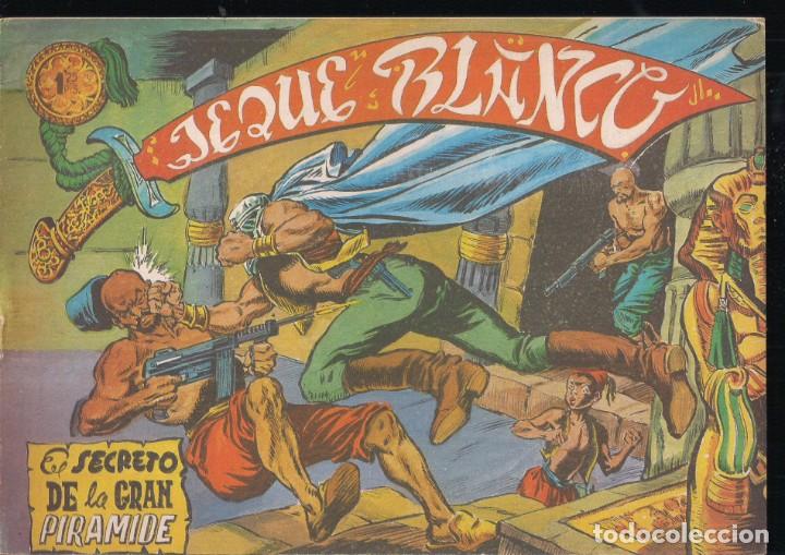 Tebeos: JEQUE BLANCO FACSIMIL N&ordm; 7: EL SECRETO DE LA GRAN PIRAMIDE - Foto 1