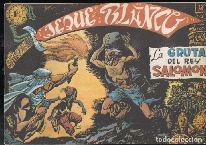 Tebeos: JEQUE BLANCO N&ordm; FACSIMIL 12: LA GRUTA DEL REY SALOM&Oacute;N - Foto 1