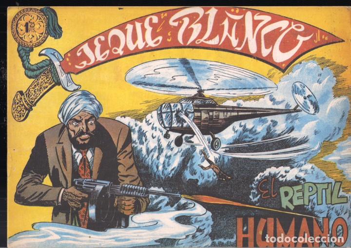Tebeos: JEQUE BLANCO FACSIMIL N&ordm; 16: EL REPTIL HUMANO - Foto 1