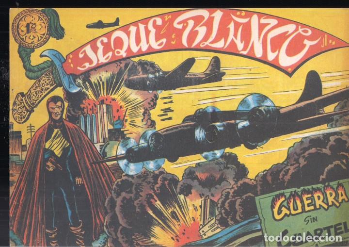 Tebeos: JEQUE BLANCO FACSIMIL N&ordm; 23: GUERRA SIN CUARTEL - Foto 1