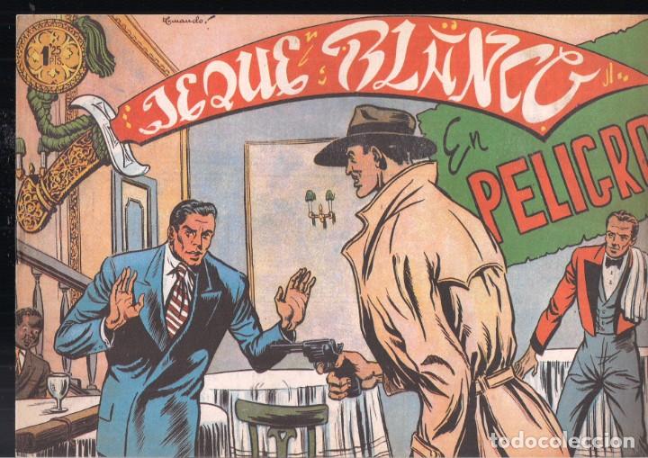 Tebeos: JEQUE BLANCO FACSIMIL N&ordm; 30: EN PELIGRO - Foto 1