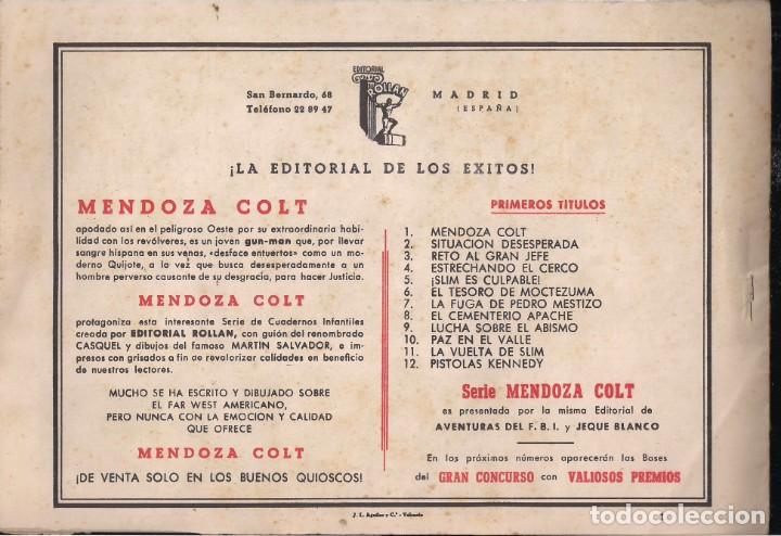 Tebeos: MENDOZA COLT N&ordm; 1 - Foto 2