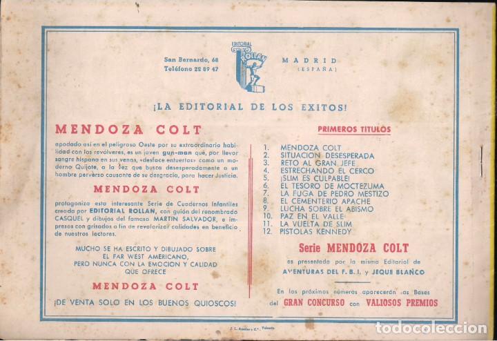 Tebeos: MENDOZA COLT N&ordm; 5: &iexcl; SLIM ES CULPABLE ! - Foto 2