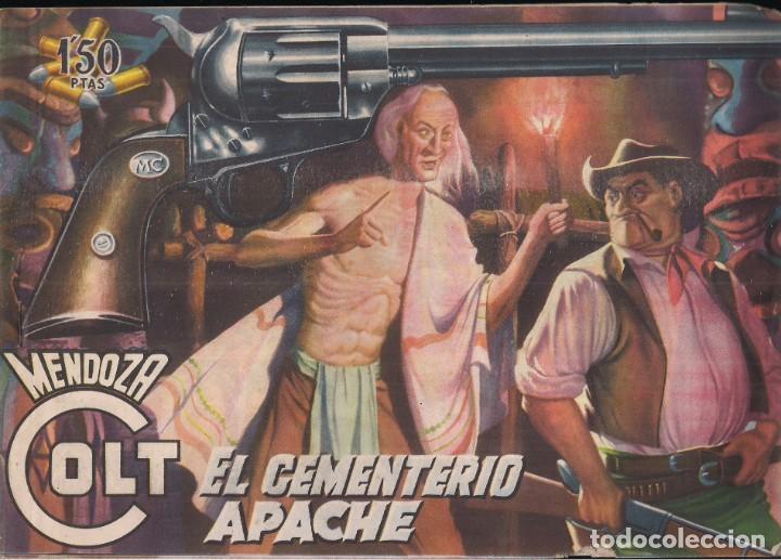 Tebeos: MENDOZA COLT N&ordm; 8: EL CEMENTERIO APACHE - Foto 1