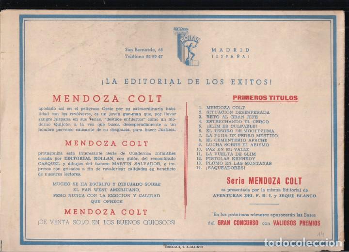 Tebeos: MENDOZA COLT N&ordm; 14: &iexcl; SAQUEADORES ! - Foto 2