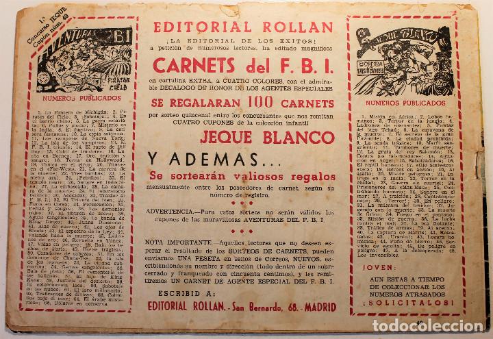 Tebeos: Jeque Blanco, editorial Rollan 1951, n&uacute;mero 49 - Foto 3