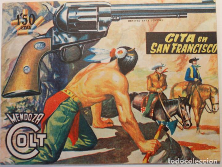 Tebeos: Mendoza Colt, Editorial Rollan 1958, n&uacute;meros 12 y 59 - Foto 1