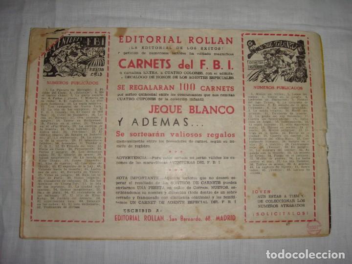 Tebeos: JEQUE BLANCO. Editorial Roll&aacute;n. N&ordm; 47. - Foto 3