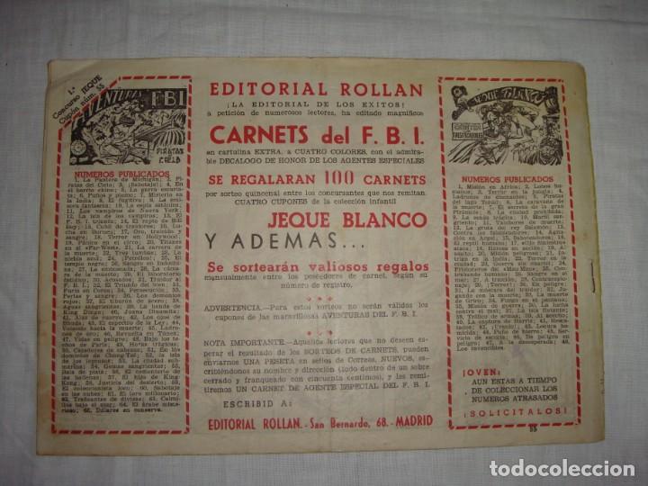 Tebeos: JEQUE BLANCO. Editorial Roll&aacute;n. N&ordm; 55. - Foto 3