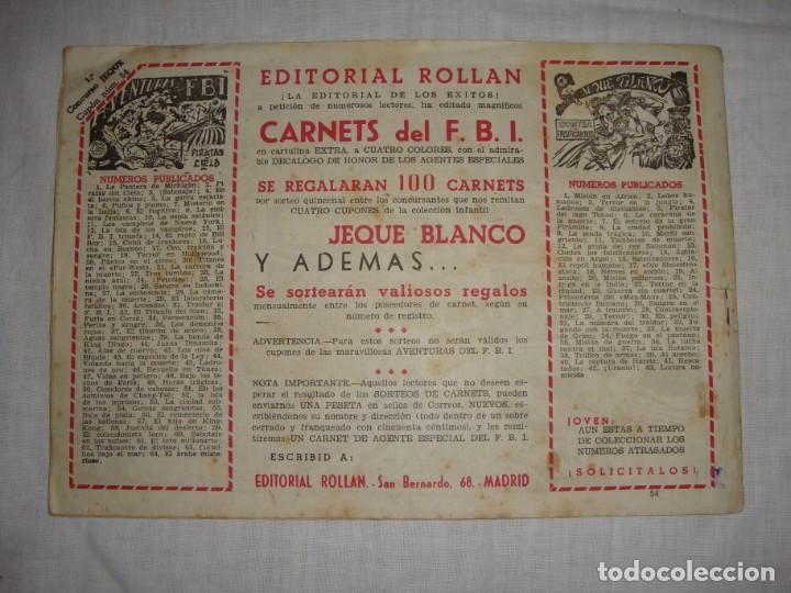 Tebeos: JEQUE BLANCO. Editorial Roll&aacute;n. N&ordm; 54. - Foto 3