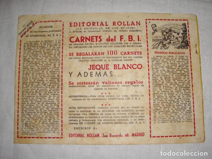 Tebeos: JEQUE BLANCO. Editorial Roll&aacute;n. N&ordm; 59. - Foto 3