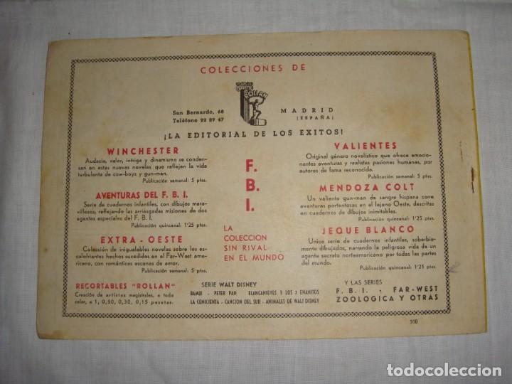 Tebeos: JEQUE BLANCO. Editorial Roll&aacute;n. N&ordm; 108. - Foto 3