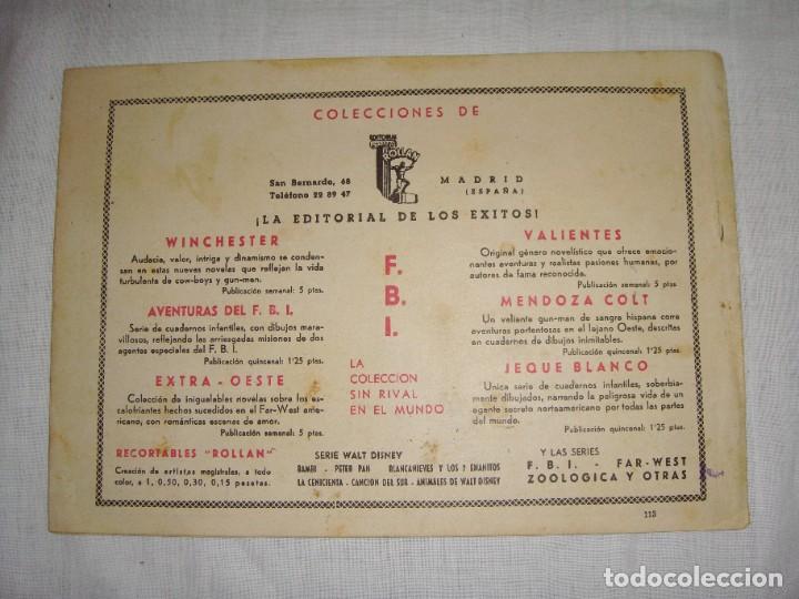 Tebeos: JEQUE BLANCO. Editorial Roll&aacute;n. N&ordm; 113. - Foto 3