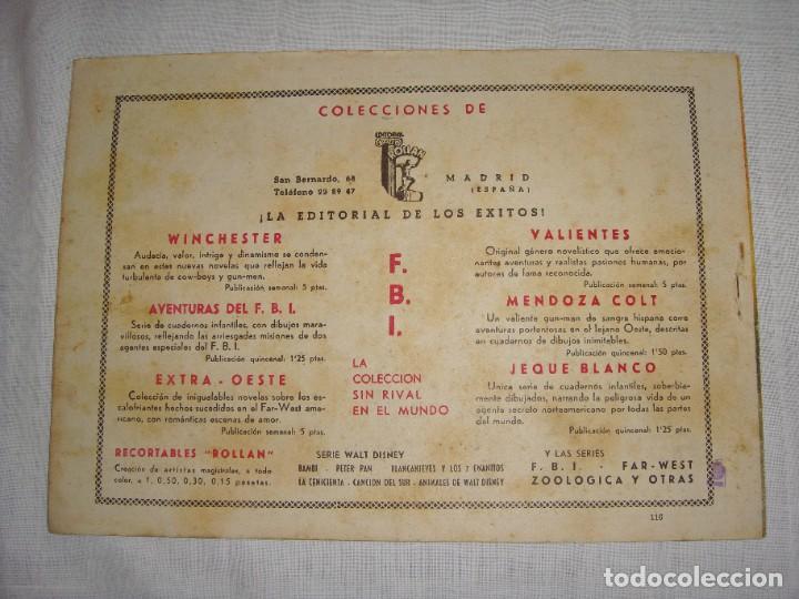 Tebeos: JEQUE BLANCO. Editorial Roll&aacute;n. N&ordm; 116. - Foto 3