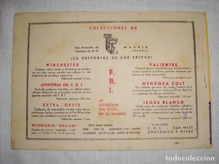 Tebeos: JEQUE BLANCO. Editorial Roll&aacute;n. N&ordm; 128. - Foto 3