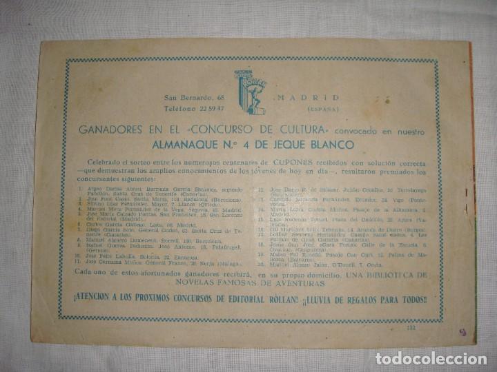 Tebeos: JEQUE BLANCO. Editorial Roll&aacute;n. N&ordm; 132. - Foto 3