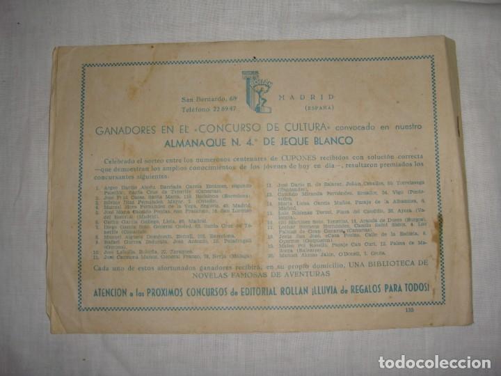 Tebeos: JEQUE BLANCO. Editorial Roll&aacute;n. N&ordm; 135. - Foto 3
